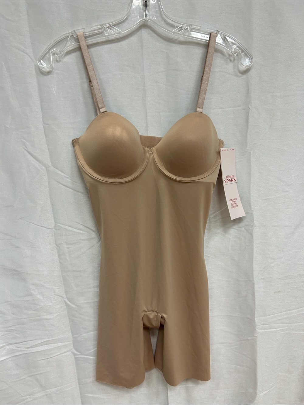 Spanx Nude Convertible Strap Bodysuit Shaper